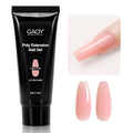 GAOY Poly Gel, 60g Nail Extension Gel, Light Pink Builder Enhancement for Beginner & Professional Nail Art Salon DIY at Home