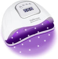 LAVAED UV Nail Lamp UV Light for Gel Nails, Nail UV Lamp Gel Nail Lamp Professional Fast Curing Light UV Nail Light with 4 Timer Setting Auto Sensor, LED Smart Gel Nail UV Light for Gel Polish