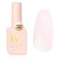 Hema Free Rubber Builder Base Gel, for Reinforces Soft & Thin Nails, UV Curing Needed DIY Home Manicure, Shaped Nails Thickening & Repair