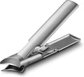 BALUCA Slanted Blade Ingrown Toenail Clippers for Thick Toenails, Angled Large Toe Nail Fingernail Cutter Trimmer for Seniors and Men - Silver