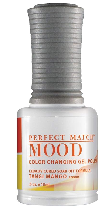 LeChat Perfect Match Mood Gel Polish, Tangi Mango, 0.500 Ounce (MPMG36)