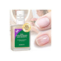 Nail Strengthener and Damaged Nail Repair: Glitter Pink 15ml Natural Protein Nail Hardener Extra Strong and Growth for Damaged Nails-6 in 1 Non-Toxic Nail Ridge Filler for Home DIY Manicure Housewife