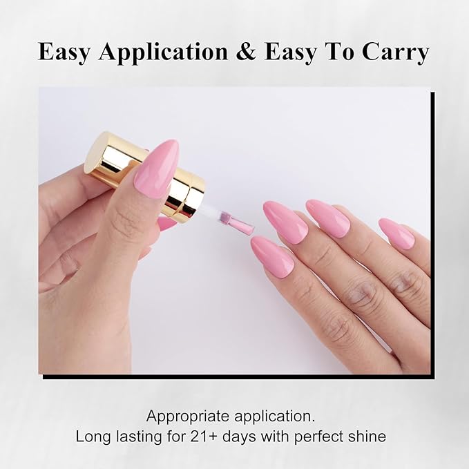 Imtiti Baby pink Gel Nail Polish, 1 Pcs 0.5 fl oz Light Pink gel nail polish Color Soak Off Gel Polish Nail Art Manicure Salon DIY Nail Lamp Gel Nail Design Christmas Decoration