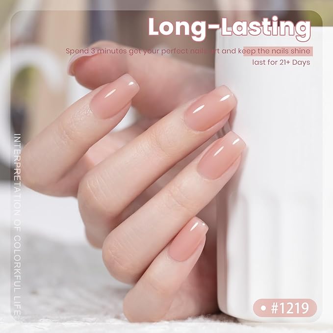 RARJSM Rubber Base Coat Gel Polish Nude Gray Mauve Pink Skin Tone Rubberbase Gelpolish for Nails Natural Color French Manicure Extend Soak Off Curing Requires Single Bottle 15ml Salon Home DIY Use