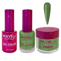 WAVEGEL Soak-Off Gel, Nail Lacquer & Acrylic/Dip Powder Matching Set - Princess Collection - #44 Embarassed