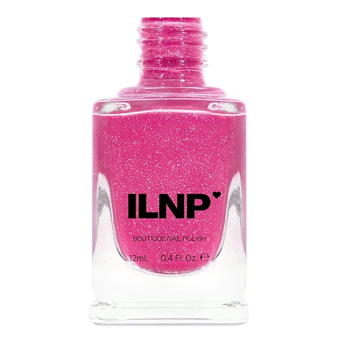 ILNP Party Hat - Deep Cerise Pink Holographic Nail Polish