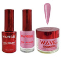 WAVEGEL Soak-Off Gel, Nail Lacquer & Acrylic/Dip Powder Matching Set - Queen Collection - #082 Orchids And More