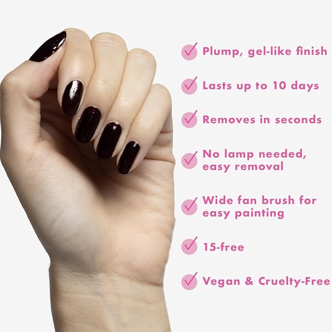 Olive & June Long Lasting Nail Polish | Plump Gel-Like Finish No Lamp Needed |Lasts up to 10 days|Salon-Quality Color at Home|15-Free, Vegan & Cruelty-Free Chip-Resistant Shine|To me, you are perfect