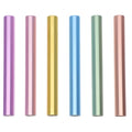 HEALLILY Manicure Pen Caps - 6 Pcs Zinc Alloy Nail Art Pen Covers Durable Nail Brush Protectors for Salon & Home Use