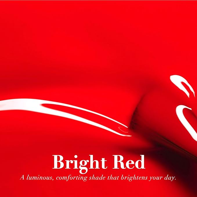 AZUREBEAUTY Red Nail Polish Burgundy Quick Dry Natural Infinite Shine Nail Lacquer Fingernail Polish Strengthening Treatment Kit Salon-Quality for Women Valentine's Day Gift