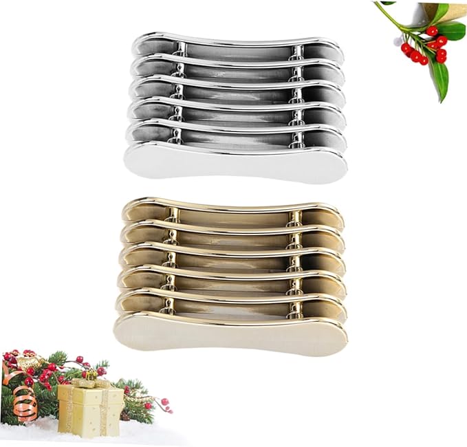 2 Pcs Nail Art Pen Holder Uv Gel Brush Polish Pen Rest Stands for Pens Stylish Golden Silver Nail Brush Organizer for Nail Art Tools and Accessories