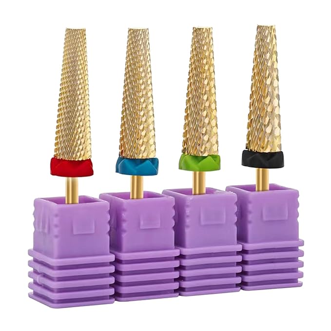 Steel Nail Drill Bit Nail Cuticles Remove Professional Nail Bits For Nail Drill Manicure Pedicure Tools Steel Processing Nails