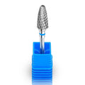 Fantexy 3/32" Carbide Nail Drill Bit - Remove Acrylic Hard Gels Quickly and Safely,Professional Cone Tungsten Drill Bits Set Nail File Acrylic for Manicure,Pedicure,Cuticle Cleaner (Medium - M)