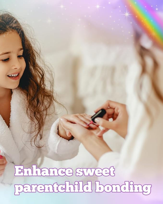 krofaue Kids Nail Tips - 240pcs Children Square Clear Press On Nails for Little Girls 10 Sizes Soft Gel Tips Extensions for DIY Decoration (9-12 years old)