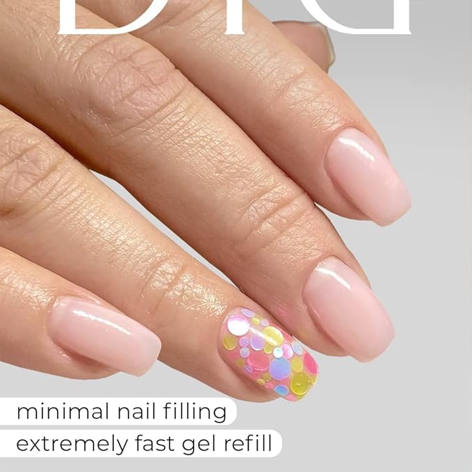 Didier Lab - Premium Gel Liquid Milky Pink - Builder Gel in a Bottle - Nail Extension for up to 5mm - Viscous - Easy Application - Suitable for Beginners - For UV Lamp – French Manicure – Pink Colour