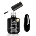 Beetles Gel Top Coat - 15ML Gel Polish No Wipe Top Coat for Nails Soak Off UV/LED Cured High Gloss Shine Long Lasting Protection