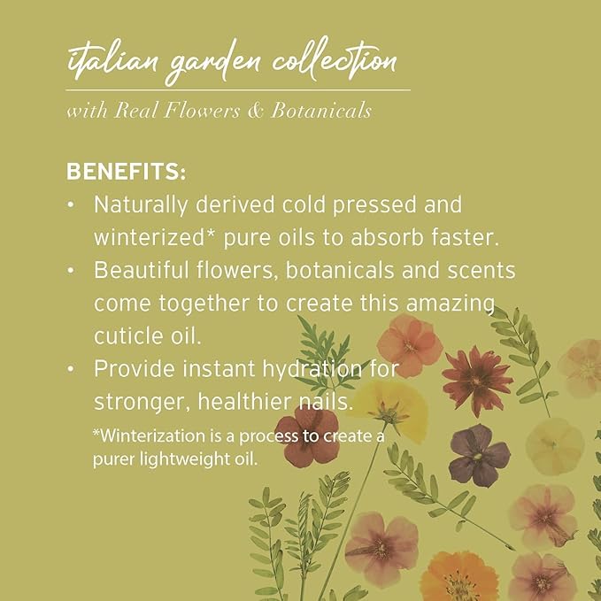 Cuccio Naturale Roll-On Cuticle Oil – Hawthorn & Wild Daisy Scent, 0.31 Fl Oz Travel Rollerball – Revitalizing Cold-Pressed Oils for Dry Cuticles, Nourishing Hydration with Real Flowers & Botanicals