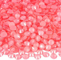 Blinginbox Flatback Rhinestones Round Gems, 1440pcs Luminous Series Glass Stones Neon Gems Non Hotfix Crystal Rhinestones for Nail Charms Crafts Clothes Tumblers,Living Coral Neon,SS6.