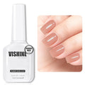 Vishine 16ml Deep Nude Rubber Base Builder Gel, 6 in 1 Rubber Base Gel Polish For Nail Thickening, LED Nail Lamp Cured Nail Strengthener Extension Color Base Gel In A Bottle R066