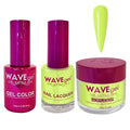 WAVEGEL Soak-Off Gel, Nail Lacquer & Acrylic/Dip Powder Matching Set - Princess Collection - #51 Tiana