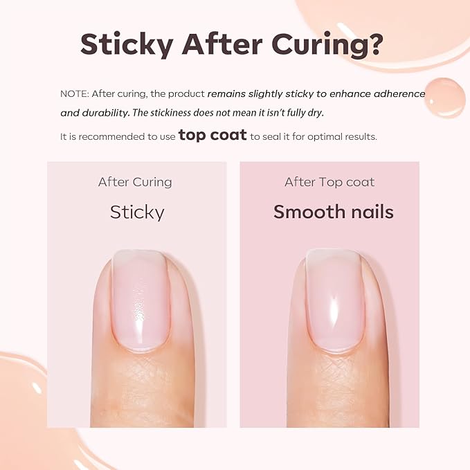 modelones Builder Nail Gel, 8-in-One Cover Nude Builder, LED Lamp Cured Thickening Apex Building Strengthener Extension Rubber Color Base Gel Polish Glue in a Bottle for Home DIY Salon Girls