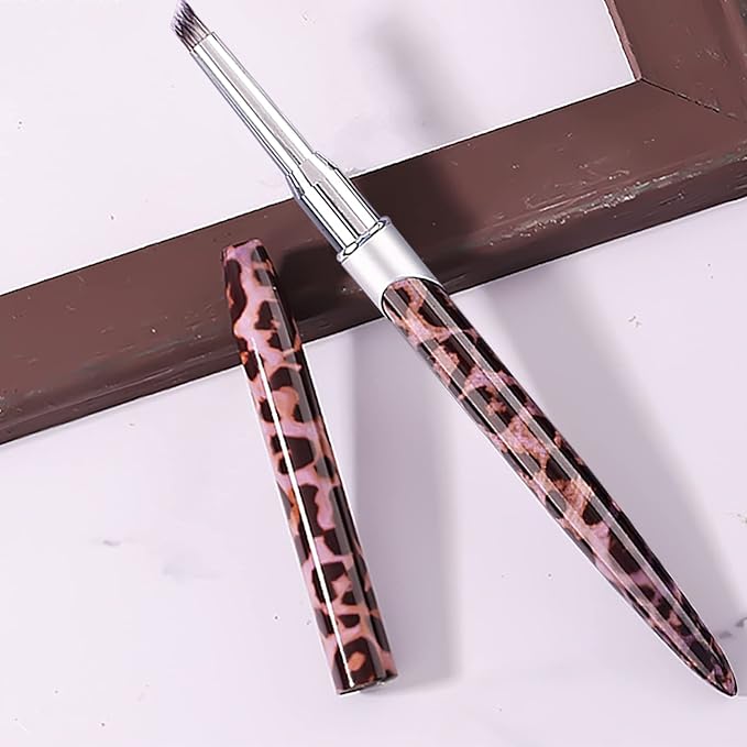 DANNEASY 2pcs Ombre Nail Brush Nail Art Brush Set Ombre Brush for Gel Nails Blooming Nail Design Brushes Nail Pen Manicure Brush Nail Brushes for Nail Art Tools