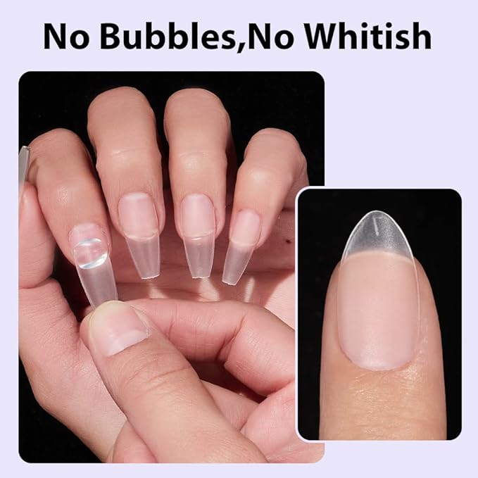 BTArtbox Solid Nail Gel - 15g Gel Nail for Acrylic Nails, Upgrade 3 in 1 Nail Gel for Fake Nails, Super Strong Gel Cured Needed, Easy to Use and 28 Days+ Long Last