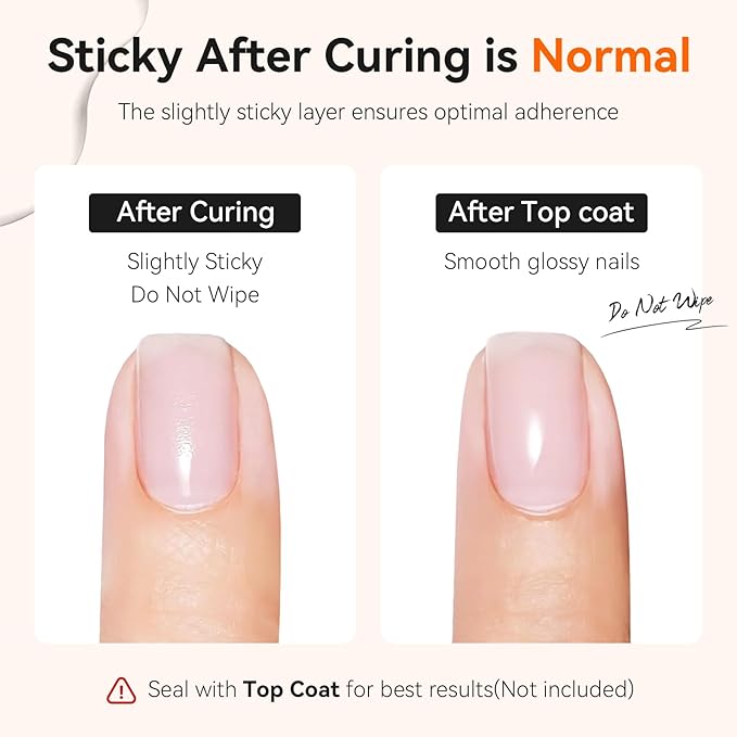Makartt Clear Builder Nail Gel, 7 in 1 Gel Nail Polish Rubber Base Coat Hard UV Light Strengthener Extension Thickening Rhinestone Soak Off Builder for Broken Nails Repair, 1 Bottle 15ml