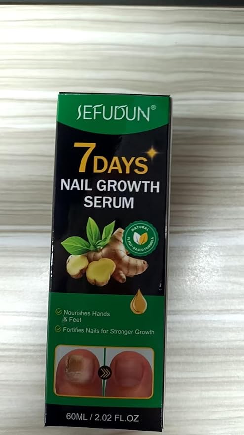 Ginger-Infused Nail Oil Serum, 2-Pack – Plant-Based Nail & Cuticle Care Formula for Daily Use