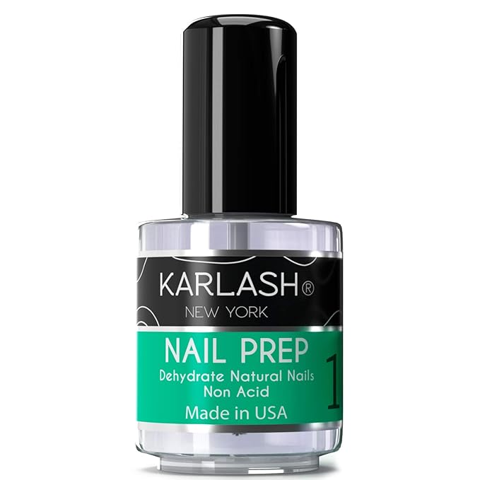 Karlash Professional Natural Nail Prep Dehydrate,Nails Superior Bonding Primer for Acrylic Powder and Gel Nail Polish 0.5 oz Fast Dry Dehydrator Base Bonder Liquid.