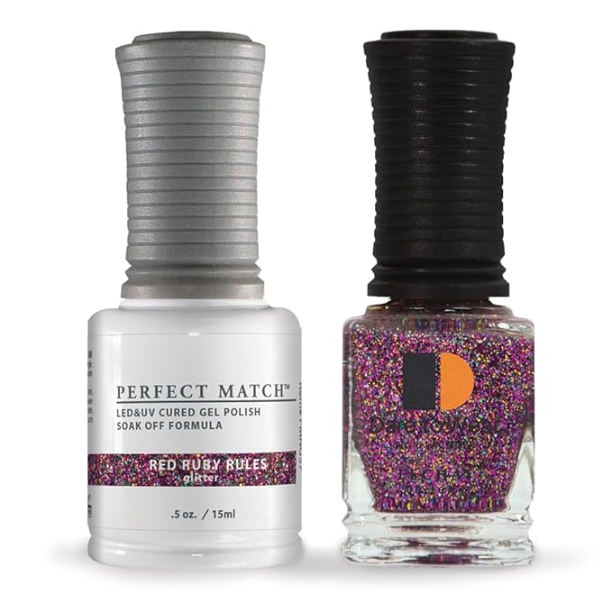 LeChat Perfect Match Nail Polish, Red Ruby Rules, 0.500 Ounce,PMS57