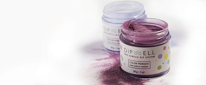 Nail DIP Powder, Glitter Color Collection, Dipping Acrylic For Any Kit or System by DipWell (GL - 28)