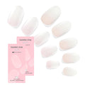 Dashing Diva Glaze Nail Strip Duo - Cloud Nine Collection - Luxe Expensive & In The Buff - Long Lasting, Chip Resistant, Semi-Cured Gel Nail Strips - Contains 2 Colors