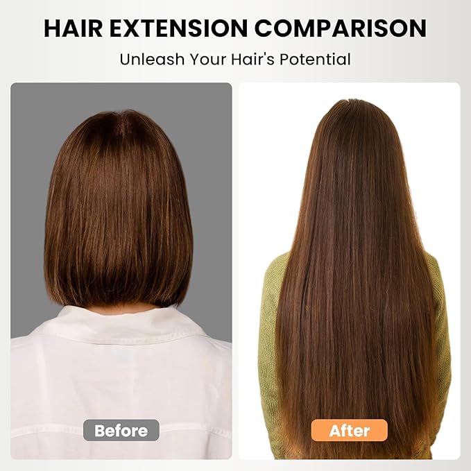 TopWigy Professional Hair Extension Tools, Ktip Extensions Tools Kit Hair Connector Fusion Heat Iron Connector Wand Temperature Adjustable Melting Tool