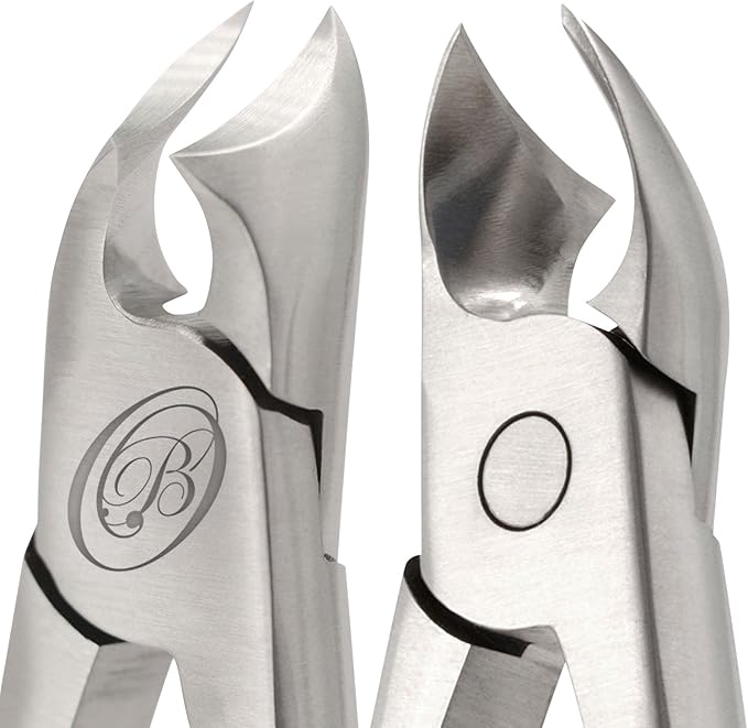 Podiatrist Toenail Clippers, Professional Pedicure Clippers for Thick and ingrown toenails, Perfect for Men and Seniors. with a Super Sharp Curved Blade, These Clippers Make an Ideal Grooming Tool.