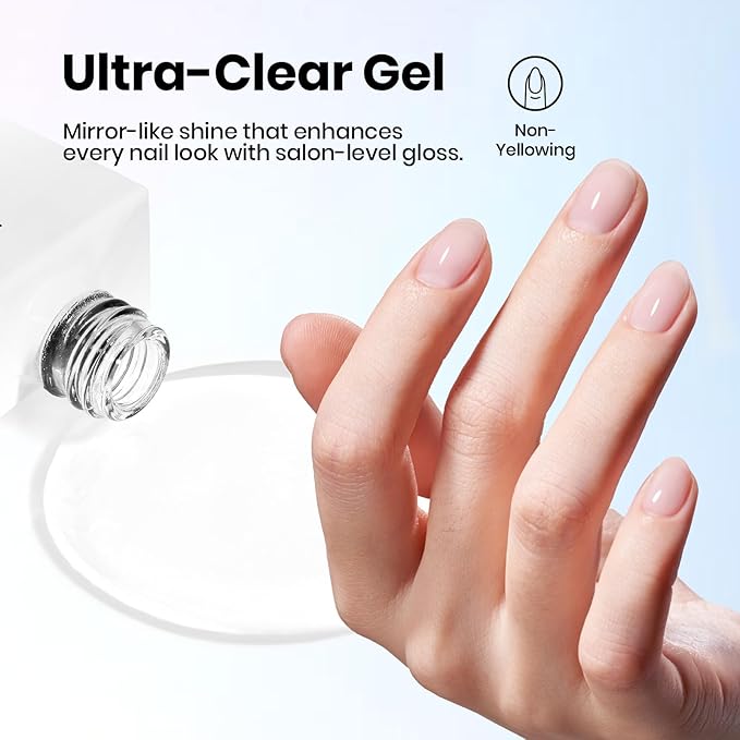 Beetles HEMA-Free Gel Top Coat 15ml - Long Lasting High Gloss for Gel Nail Polish Shine UV/LED Curable, for Salon & Home DIY Nail Art