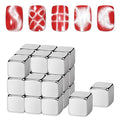 Allstarry Nail Magnets for Nail Art, 27pcs Square Magnet for Cat Eye Gel Polish Cube Magnets Block Cateye Magnet for Nails Cat Eye Magnet Tools Magnetic Nail Tool for Nail Art Salon or Home
