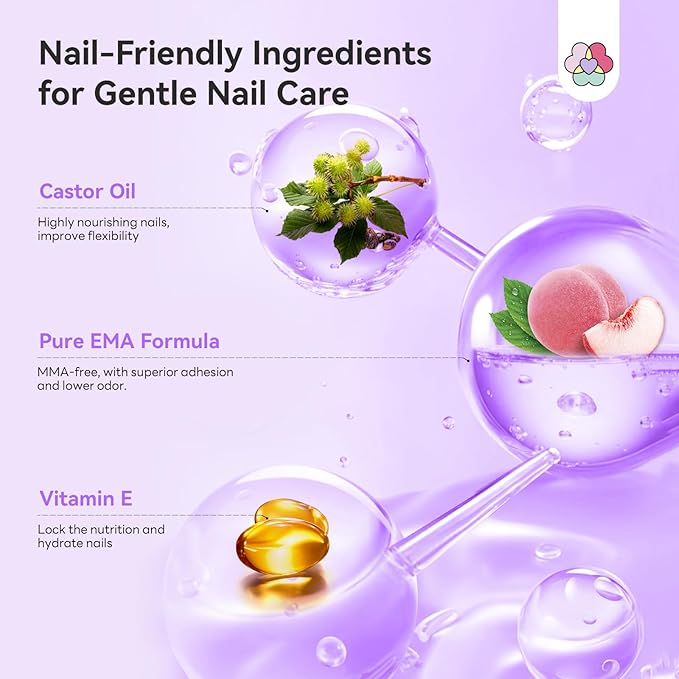 SAVILAND Pure EMA Monomer Acrylic Nail Liquid: Peach Scent Acrylic Liquid Nail Monomer Non-Yellowing Monomer For Acrylics Powder Nail Art 240 ml