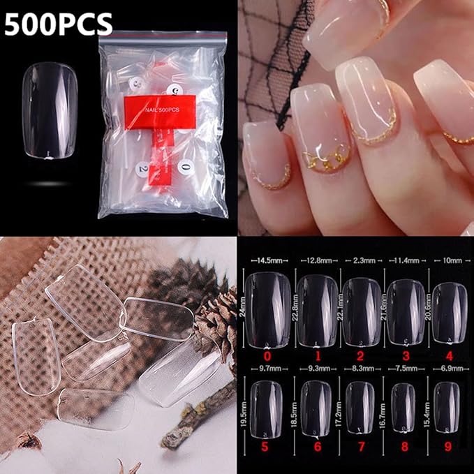 12 Colors Nail Art Pens Set With 500PCS Nail Form,New Nail Art Markers Polish Pen for Women Everyone, Nail Art Tools for Dotting Drawing Painting Point Liner DIY (1 set)