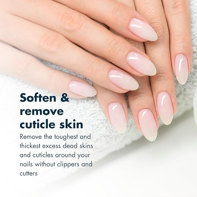 Instant Cuticle Remover Gel, Eucalyptus, 8 Oz Bottle, Professional Cuticle Softener, Salon Quality Manicure and Pedicure Supplies