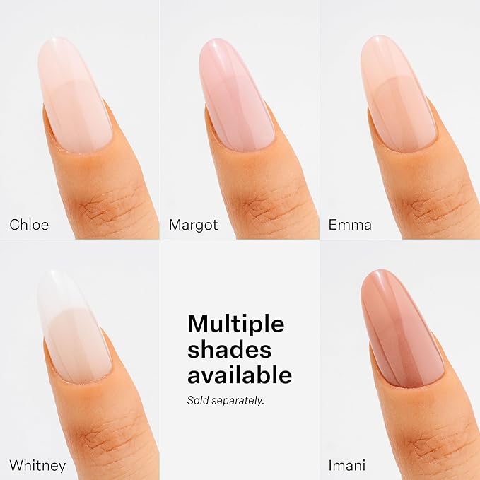 Apres Neutrals Gel-X Margot Box Of Press On Nails, 11 Sizes 00-9, Soft Gel Nail Tip Box (150pcs) (Natural Round Medium, 150)