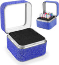 Nail Drill Bits Holder Rhinestone Case Box- 30 Holes Dustproof Portable Storage Box Efile Nail Bits Displayer Organizer Container for Manicure Tools