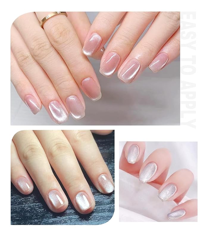 Major Dijit Cat Eye Gel Nail Polish Glitter Holographic Gel Polish with Magnet 15ml 9D Wide Translucent UV Cateye for Nail Art