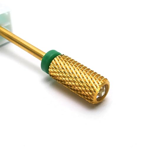 MIRACLE 3/32" Nail Drill Bits Crystal Top Large Barrel Head for Electric Drill Machines ｜ (Coarse)