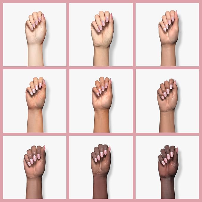 Dan's Nails 15ml Ballet Pink Gold Flakes Rubber Base Gel Coat Color | Soak off UV/LED Lamp for Professional Russian Manicure