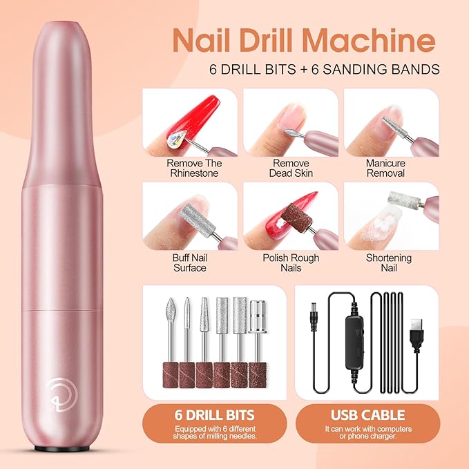 COSCELIA 66pcs Gel Nail Polish Kit with U V light and Drill 35 Colors Spring Gel Polish Set 5pcs Top Base Coat Nail Art Starter French Gel Manicure Kit Gifts for Women Girls