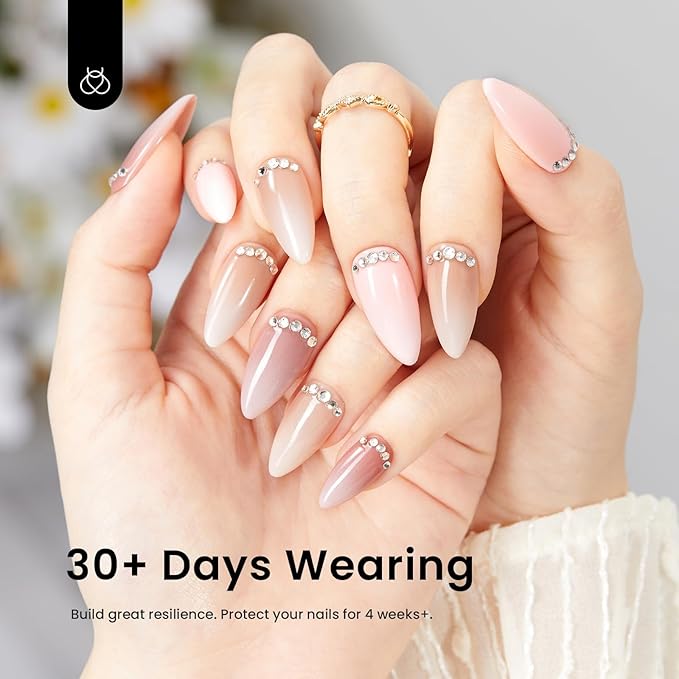 Beetles Builder Gel Set,12 Colors 7 in 1 Nail Thickening Strengthening Building Apex for Beginner DIY Salon at Home,Pink Nude Gel Builder Nail Art Design Beauty Gifts for Women,UV & LED Lamp Needed