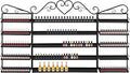 Nail Polish Rack Wall Mount, 5 Tiers Nail Polish Bottle Holder, 200 Bottles Organizer Shelf, Storage Display Holder for Home Salon Business Spa (Black)
