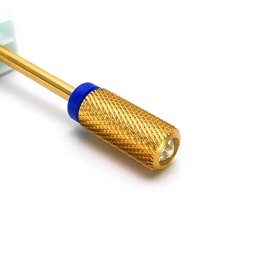 MIRACLE 3/32" Nail Drill Bits Crystal Top Large Barrel Head for Electric Drill Machines ｜ (Medium)