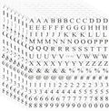 PATIKIL Letter Nail Stickers, 8 Sheet 3D Self-Adhesive English Letter Nail Decal Small Alphabet Art Sticker Metallic Fluorescence Design Manicure for Women DIY Decor, Black